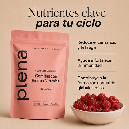 Plena™ - La gomita que devuelve la energía que tu ciclo te saca